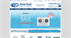 Desktop Screenshot of jerseycoastappliancestore.com