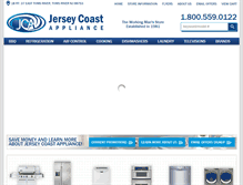 Tablet Screenshot of jerseycoastappliancestore.com